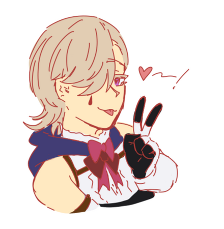 sketch (colored) head shot