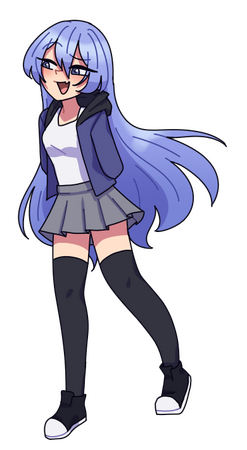 lineart (colored + shaded) full body